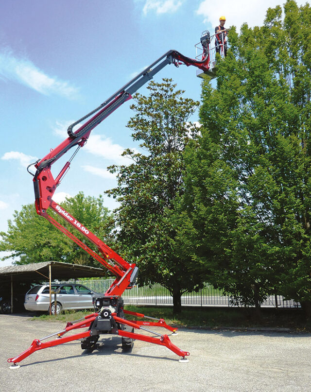 Piattaforma a ragno cingolata Spider 18.90 Platform Basket