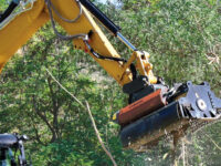 Il trincia TC Cangini è una testata trinciante per escavatore ideale per la manutenzione del verde e la gestione del verde pubblico: pulizia del sottobosco e delle aree a bordo delle strade extraurbane, abbattimento e triturazione di alberi e ramaglie.
