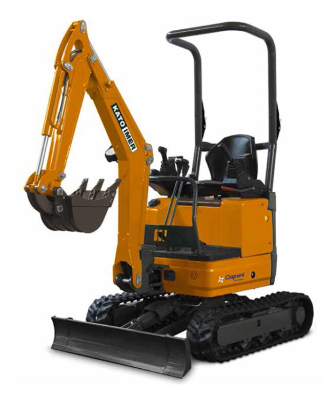 Noleggio Miniescavatore HD12VXE 12 ql con Ciaponi San Miniato Pisa