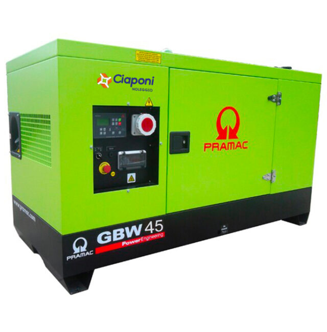 Noleggio da Ciaponi generatore Pramac 45KW GBW 45Y