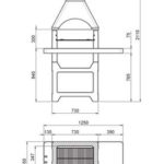 misure barbecue mertinica